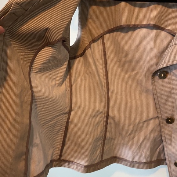 Robert Louis Fitted Stripped Vest W/Hidden Buttons - Picture 10 of 11